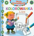 Mała dziewczynka kolorowanka - Liza. Autor: Beaumont Emilie, Nathalie Belineau, Rene Brassart. Dadada.pl Okładka książki Mała dziewczynka kolorowanka - Liza