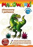 Malowanki cz.  5 - dinozaury i potwory GREG. Autor: praca zbiorowa. Dadada.pl Okładka książki Malowanki cz.  5 - dinozaury i potwory GREG