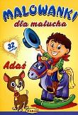 Okładka książki Malowanki dla maluchów. Adaś  PASJA