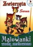 Okładka książki Malowanki wodą malowane. Zwierzęta - Sarna