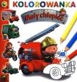 Okładka książki Mały chłopiec. Kolorowanka. Wóz strażacki