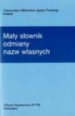Okładka książki Mały słownik odmiany nazw własnych