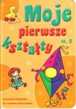 Moje pierwsze kształty cz.2. Autor: Joanna Skóra. Dadada.pl Okładka książki Moje pierwsze kształty cz.2