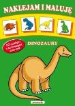 Okładka książki Naklejam i maluję Dinozaury w.2013 SIEDMIORÓG