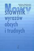 Okładka książki Nowy słownik wyrazów obcych i trudnych