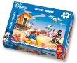 Okładka książki Puzzle 100 Myszka Miki Nauka pływania TREFL