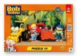 Okładka książki Puzzle 15 ramkowe. Bob i Marta na budowie