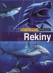 Rekiny. Encyklopedia zwierząt. Autor: nagrodowka sp. Dadada.pl Okładka książki Rekiny. Encyklopedia zwierząt