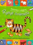 Okładka książki Rysuję zwierzęta książeczka z naklejkami