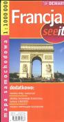 Okładka książki See it Francja 1:1 000 000 mapa samochodowa