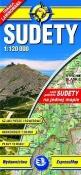 Okładka książki Sudety 1:120 000 Mapa laminowana