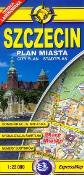 Okładka książki Szczecin plan miasta 1:22 000 laminowany