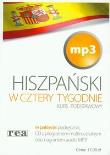 Okładka książki W 4 tygodnie  hiszpański biały mp3 REA
