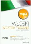 Okładka książki W 4 tygodnie  włoski biały mp3 REA