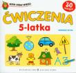 Wiem coraz więcej. Ćwiczenia 5-latka. Autor: Dominika Bylica. Dadada.pl Okładka książki Wiem coraz więcej. Ćwiczenia 5-latka