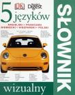 Okładka książki 5 języków. Słownik wizualny