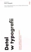 Okładka książki Detal w typografii