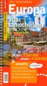 Europa mini atlas samochodowy. Autor: Opracowanie zbiorowe. Dadada.pl Okładka książki Europa mini atlas samochodowy