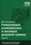Funk. przeds. w warunkach gosp. cz.3 ćw eMPi2 WZ. Autor: Pietraszewski. Dadada.pl Okładka książki Funk. przeds. w warunkach gosp. cz.3 ćw eMPi2 WZ