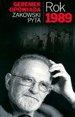 Okładka książki Geremek opowiada. Żakowski pyta. Rok 1989