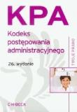 Kodeks postepowania administracyjnego w.26. Autor: red. Aneta Flisek. Dadada.pl Okładka książki Kodeks postepowania administracyjnego w.26