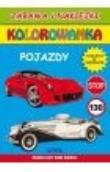 Kolorowanka. Pojazdy + naklejki. Autor: Tonder Krzysztof. Dadada.pl Okładka książki Kolorowanka. Pojazdy + naklejki