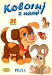 Koloruj z nami. Piesek PASJA. Autor:   Praca zbiorowa. Dadada.pl Okładka książki Koloruj z nami. Piesek PASJA