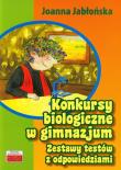 Okładka książki Konkursy biologiczne w gimnazjum
