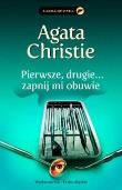Pierwsze, drugie... zapnij mi obuwie. Autor: Agatha Christie. Dadada.pl Okładka książki Pierwsze, drugie... zapnij mi obuwie