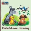 Podwórkowe rozmowy. Moje pierwsze słowa (harmonijka). Autor: ROZKLADANE  harmonijka. Dadada.pl Okładka książki Podwórkowe rozmowy. Moje pierwsze słowa (harmonijka)