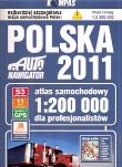 Okładka książki Polska atas samochodowy dla kierowców zawodowych 1:200 000 TIR Kompas