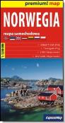 Okładka książki Premium!map Norwegia 1:1 200 000 m. samoch