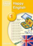 PUS Happy English 1. Autor: Bogusława Beata Kaczmarek (red.). Dadada.pl Okładka książki PUS Happy English 1