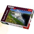 Okładka książki Puzzle 1000 Złote wodospady, Islandia TREFL
