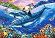 Okładka książki Puzzle 3000 Dolphin Lagoon