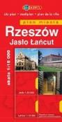 Okładka książki Rzeszów Jasło Łańcut Plan miasta 1: 18 000