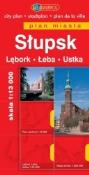 Okładka książki Słupsk , Łeba ,Ustka , Lębork  plan miasta