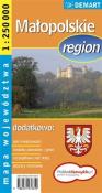 Okładka książki Województwo małopolskie. Region. Mapa województwa
