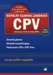 Okładka książki Wspólny Słownik Zamówień CPV
