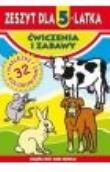 Zeszyt dla 5-latka. Ćwiczenia i zabawy Literat. Autor: Korczyńska Małgorzata, Rzepecka Martyna. Dadada.pl Okładka książki Zeszyt dla 5-latka. Ćwiczenia i zabawy Literat