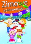 Okładka książki Zimowe kolorowanki 3-4