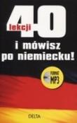 Okładka książki 40 lekcji i mówisz po niemiecku + CD DELTA