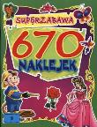 Okładka książki 670 naklejek. Superzabawa