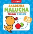 Akademia malucha. Zabawy z kołem 28 naklejek. Autor: Bardos Krystyna. Dadada.pl Okładka książki Akademia malucha. Zabawy z kołem 28 naklejek
