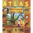 Atlas dinozaurów Bolka i Lolka. Autor: Ligia Lulo. Dadada.pl Okładka książki Atlas dinozaurów Bolka i Lolka