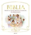 Biblia Historie ze Starego i Nowego Testamentu dla najmłodszych. Autor: Opracowanie zbiorowe. Dadada.pl Okładka książki Biblia Historie ze Starego i Nowego Testamentu dla najmłodszych