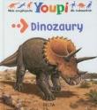 Okładka książki Dinozaury. Mała encyklopedia dla ciekawskich Youpi
