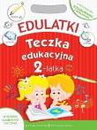 Edulatki. Teczka edukacyjna 2-latka. Autor: Opracowanie zbiorowe. Dadada.pl Okładka książki Edulatki. Teczka edukacyjna 2-latka