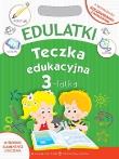 Edulatki. Teczka edukacyjna 3-latka. Autor: Opracowanie zbiorowe. Dadada.pl Okładka książki Edulatki. Teczka edukacyjna 3-latka
