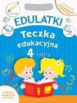 Edulatki. Teczka edukacyjna 4-latka. Autor: Opracowanie zbiorowe. Dadada.pl Okładka książki Edulatki. Teczka edukacyjna 4-latka